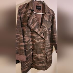 Lucky Brand Camo Military Jacket